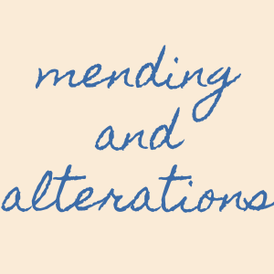 mending and alterations